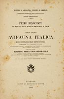 Primo resoconto dei risultati della inchiesta ornitologica in Italia... Parte prima (-terza e ultima).