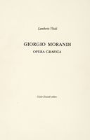 Giorgio Morandi. Opera grafica.