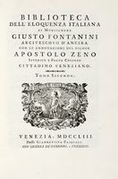 Biblioteca dell'eloquenza italiana... Tomo primo (-secondo).