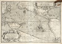 Maris Pacifici (quod vulg Mar del Zur) cum regionibus circumiacentibus, insulisque in eodem...,1589.