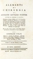 Elementi di chirurgia [...] Volume I (-VIII).