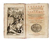 Voyages du baron de La Hontan dans l'Amerique septentrionale qui contiennent une rlation des differens peuples qui y habitent [...] Tome premiere (-second).