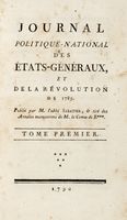 Journal politique-national des Etats-gnraux, et de la Rvolution de 1789 [...]. Tome premier (-second).