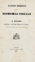 Lotto di opere a tema economico.