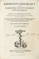 In Porphyrij istitutionem, Aristotelis categorias, et librum De interpretatione...