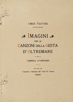 Imagini per le Canzoni della gesta d'oltremare di Gabriele D'Annunzio.