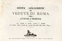 Nuova collezione di vedute di Roma antiche e moderne.