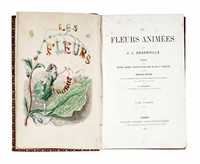 Les fleurs animes [...] texte par Alph. Karr [...] avec planches trs-soigneusement retouches par M. Maubert. Tome premier (-seconde).