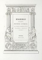 Homeri Iliados picturae antiquae ex codice Mediolanensi Bibliothecae Ambrosianae.