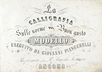 La calligrafia sulle norme del buon gusto.