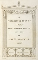 A picturesque tour of Italy, from drawings made in 1816-1817.
