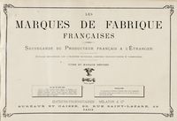 Les marques de fabrique franaises. Sauvegarde du producteur franais...