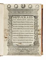 Hippocratis coi medicorum omnium longe Principis, Octoginta Volumina [...] nunc tandem per M. Fabium Calvum [...] latinitate donata...