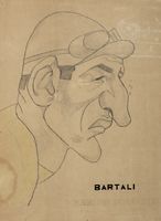 Ritratto di Gino Bartali.