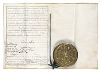 Raccolta di 13 documenti con firme autografe di vari esponenti della famiglia Savoia.