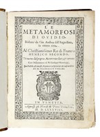 Le metamorfosi [...] ridotte da Gio Andrea dell'Anguillara in ottava rima [...]. Con le Annotationi di M. Gioseppe Horologgi...
