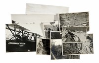 3 fotografie di d'Annunzio alla partenza del volo su Vienna.