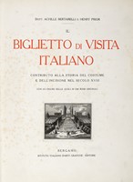 Il biglietto da visita italiano.