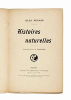 Histoires naturelles. Illustrations de Pierre Bonnard.