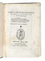 De origine et amplitudine civitatis Veronae. Eiusdem De viris illustribus antiquis veronensibus...
