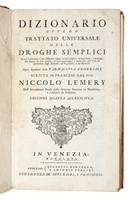 Dizionario overo trattato universale delle droghe semplici...