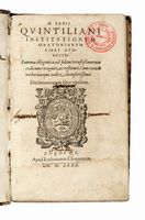 Institutionum oratoriarum libri duodecim.