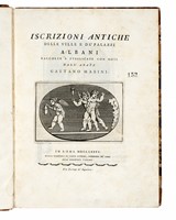Iscrizioni antiche delle ville e de' palazzi Albani.