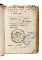 De varia historia libri XIV...