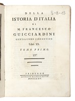 Della istoria d'Italia [...] Tomo I (-XX).
