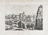 Veduta del Colle Celio presa dal Palatino.
