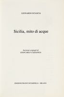 Sicilia, mito di acque. Incisioni originali di Giancarlo Cazzaniga.