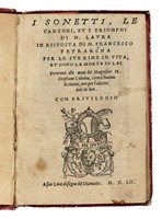 I Sonetti, Le canzoni, et i Triomphi di M. Laura in risposta di M. Francesco Petrarcha per le sue rime in vita et dopo la morte di lei [...].