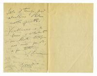 4 lettere autografe firmate o siglate inviate a Gertrude von Huegelal.