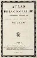 Atlas de la gographie ancienne et historique, compose, d'apres les cartes de D'Anville...