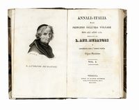 Annali d'Italia dal principio dell'era volgare sino all'anno 1750... Vol I (-LXV).