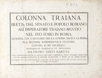 Colonna Traiana eretta dal Senato e popolo romano [...] compendiata nella volgar lingua [...] da Gio. Pietro Bellori.