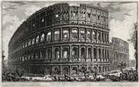 Veduta dell? Anfiteatro Flavio, detto il Colosseo.