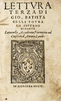 Lettura terza [...] sopra lo Inferno di Dante. Letta nella Accademia Fiorentina nel Consolato d'Antonio Landi.