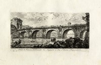 Ponte di Rimino fabbricato da Augusto e da Tiberio Imperatori.