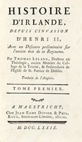 Histoire d'Irlande [...] avec un Discours prliminaire sur l'ancien tat de ce royaume. Tome premier (-septieme).