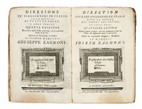 Direzione pe' viaggiatori in Italia, colla notizia di tutte le poste e loro prezzi. Quarta edizione.