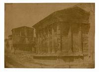 Roma. Tempio della Fortuna Virile e Casa dei Crescenzi (detta di Cola di Rienzo).