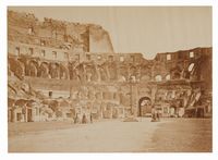 Roma. Veduta dell'interno del Colosseo.