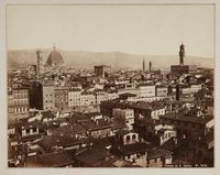 Firenze. Panorama dal campanile di Santo Spirito.