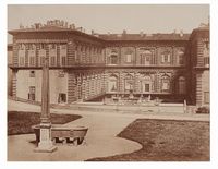 Firenze. Palazzo Pitti dal Giardino di Boboli.