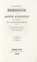 La Divina Commedia [...] col comento del P. Baldassarre Lombardi [...] Le opere minori. Volume I (-VI).