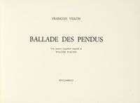 Ballade des Pendus.