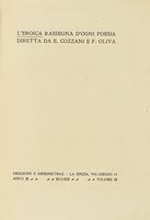 L'Eroica. Anno III. Volume III. Fascicolo I.