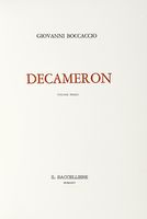 Decameron. Volume primo (-secondo).