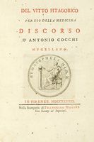 Dizionario compendioso di sanit che contiene l'esatta descrizione delle umane malattie... Tomo primo (-terzo). Supplemento al dizionario di sanit.